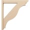 Ekena Millwork 6-in W x 38-in D x 42-in H Funston Slat Rough Cedar Woodgrain TimberThane Outlooker, Primed Tan OUTUR060X38X42FST24RCPR - alternate 5